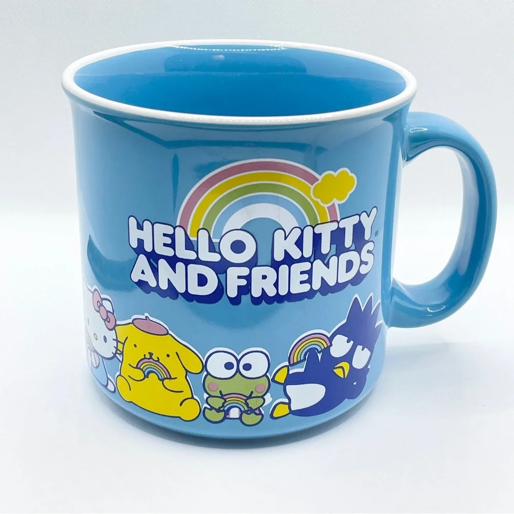Sanrio Hello Kitty & Friends Light Blue Oversized‎ Ceramic Mug | Kawaii
